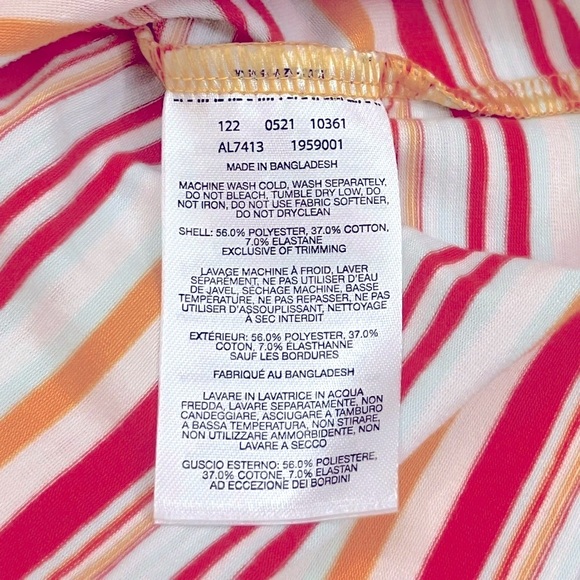 Columbia Long Sleeve Striped Performance Stretch Top Womens XS UPF 50‎ NWT - Picture 9 of 11